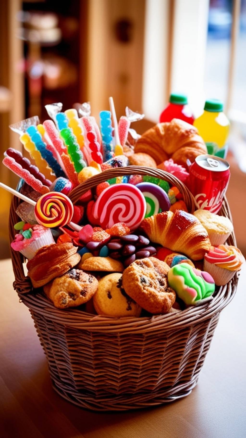 A vibrant and colorful still life photog...