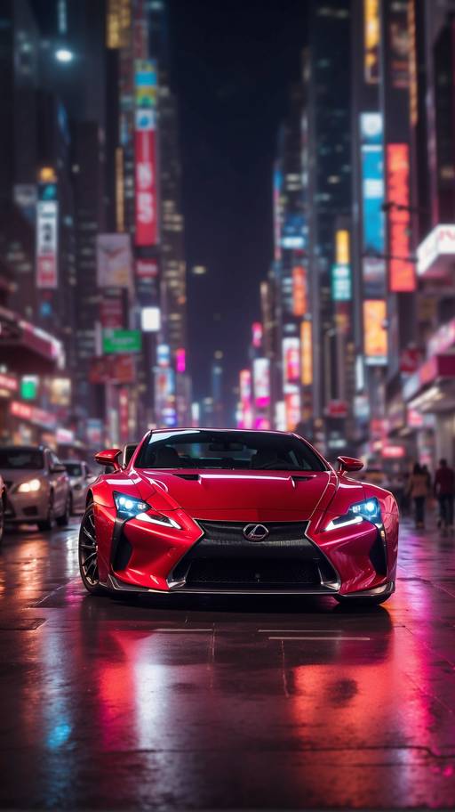 color photo of a Lexus LFA on C1

, slee...