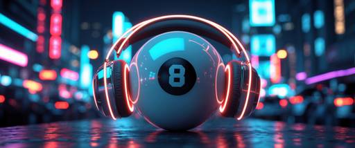 Ultra-realistic 8-ball billiard sphere w...
