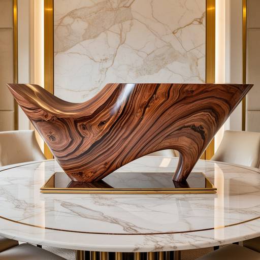 Create a stunning horizontal centerpiece...