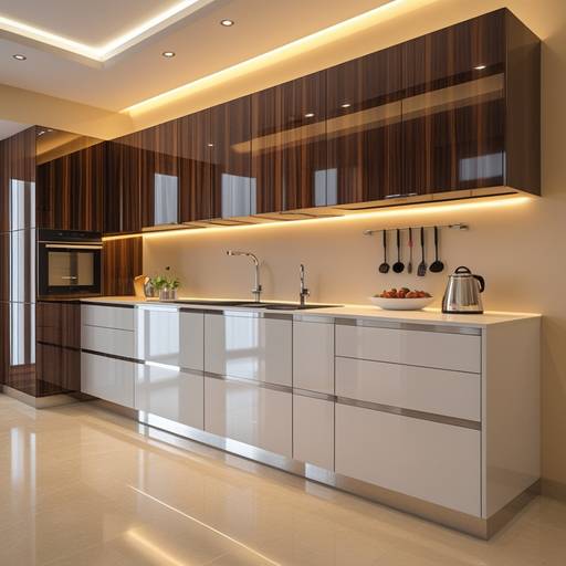 A sleek, modern Indian-style modular kit...